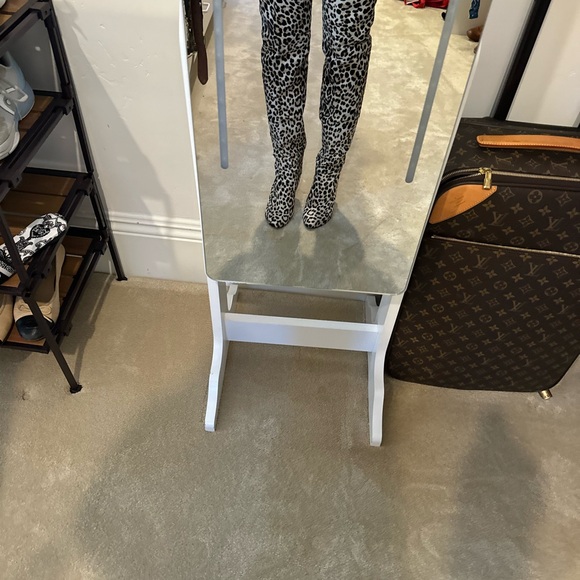 Jimmy Choo Leopard Print Over-the-Knee Boots - Picture 4 of 8
